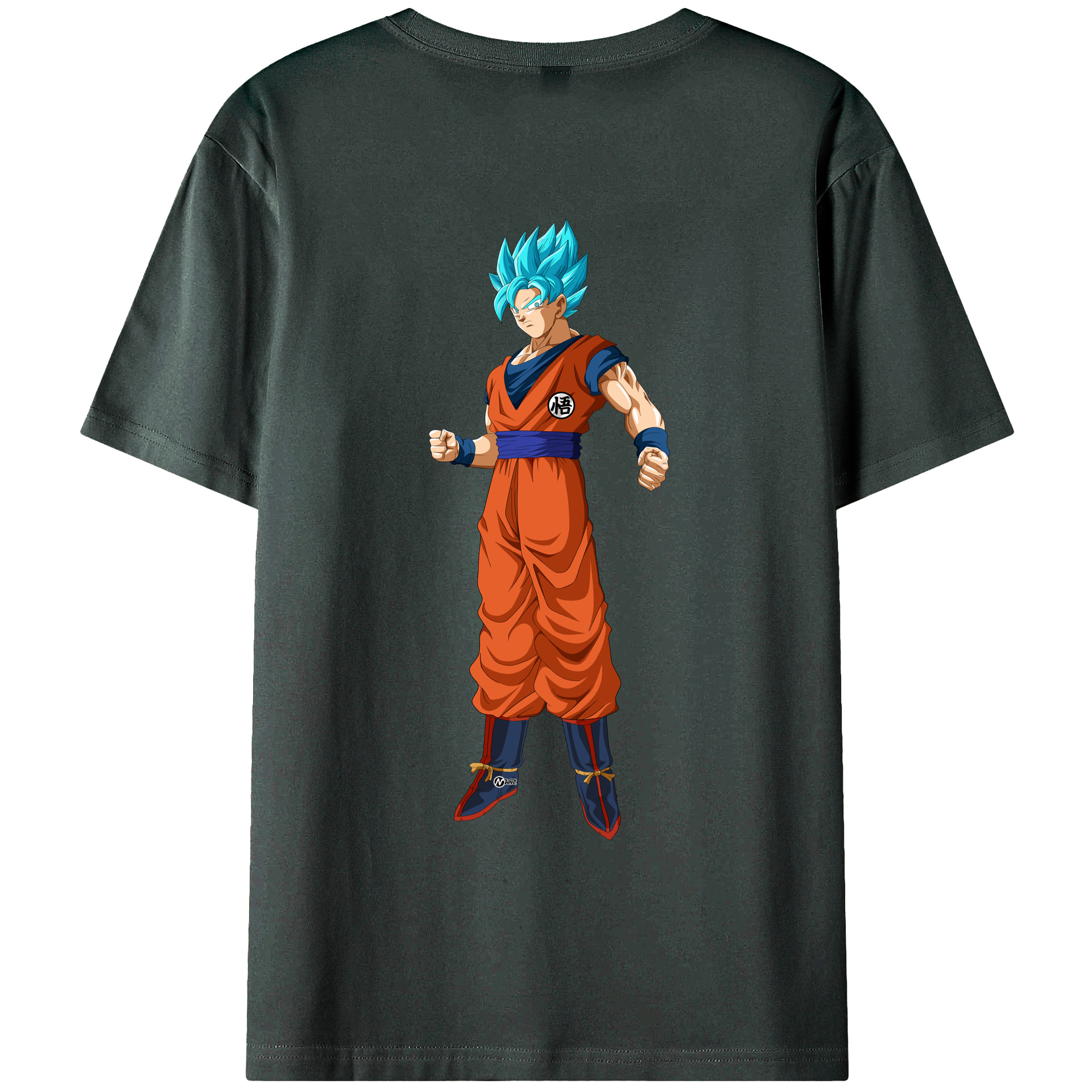 （画像用） ドラゴンボール 孫悟空（そん ごくう）Son Goku カカロット DRAGON BALL Kakarotto 綿100％ メンズ半袖Tシャツ（バックプリント） 通気性